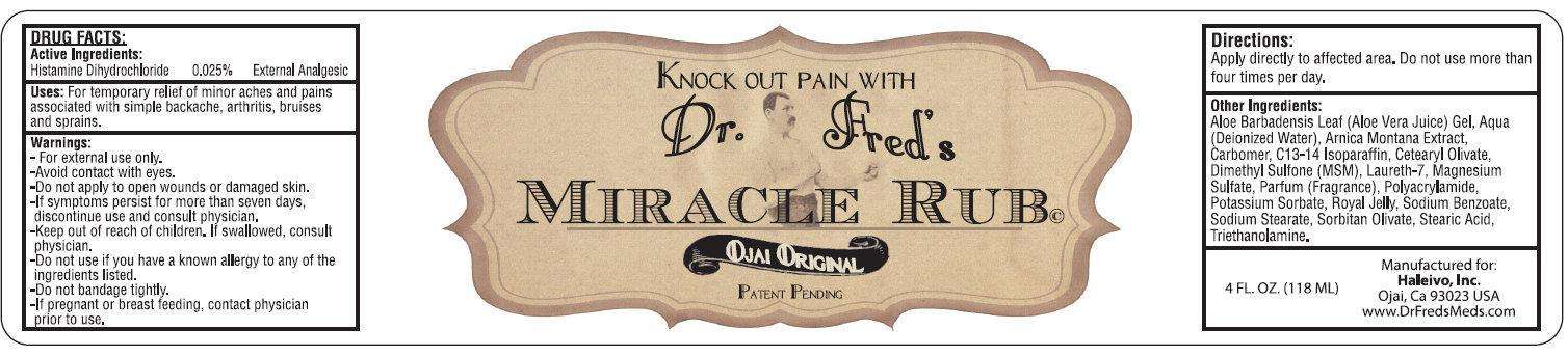 Dr. Freds MIRACLE RUB
