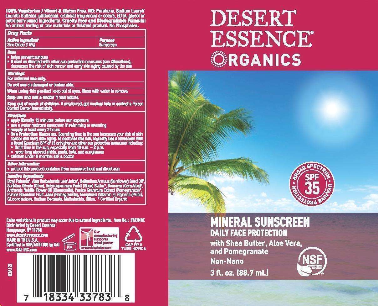 Desert Essence Mineral Sunscreen SPF 35