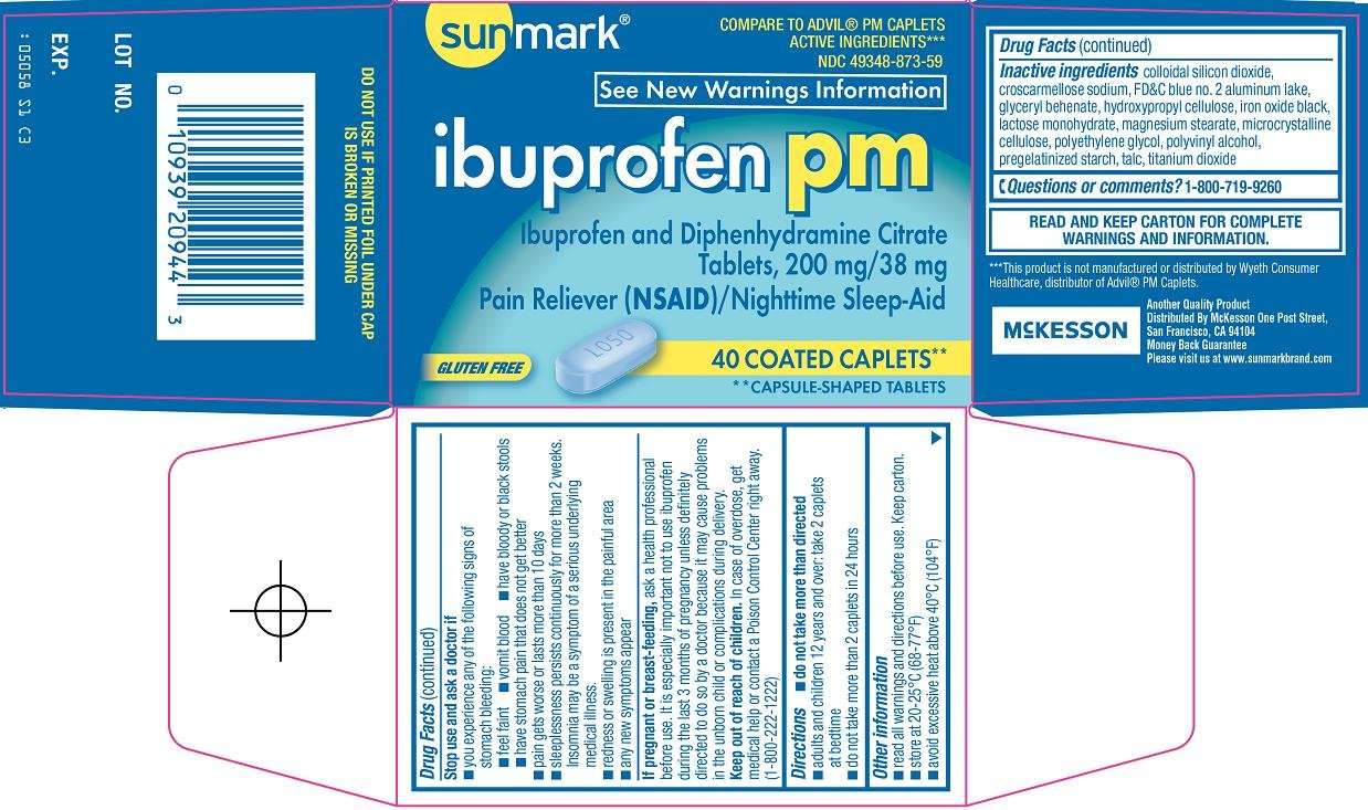 sunmark ibuprofen pm