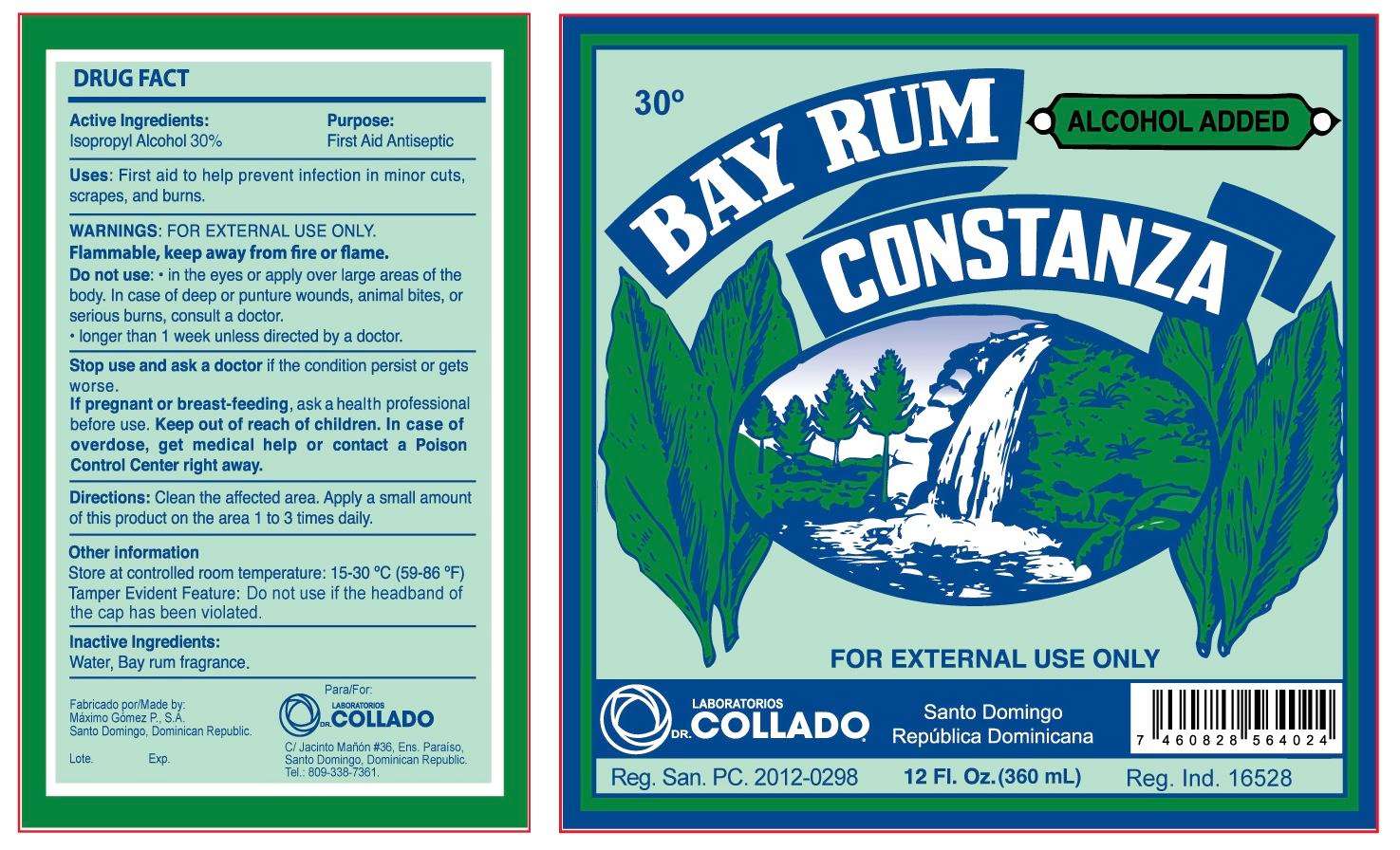 Bay Rum Constanza
