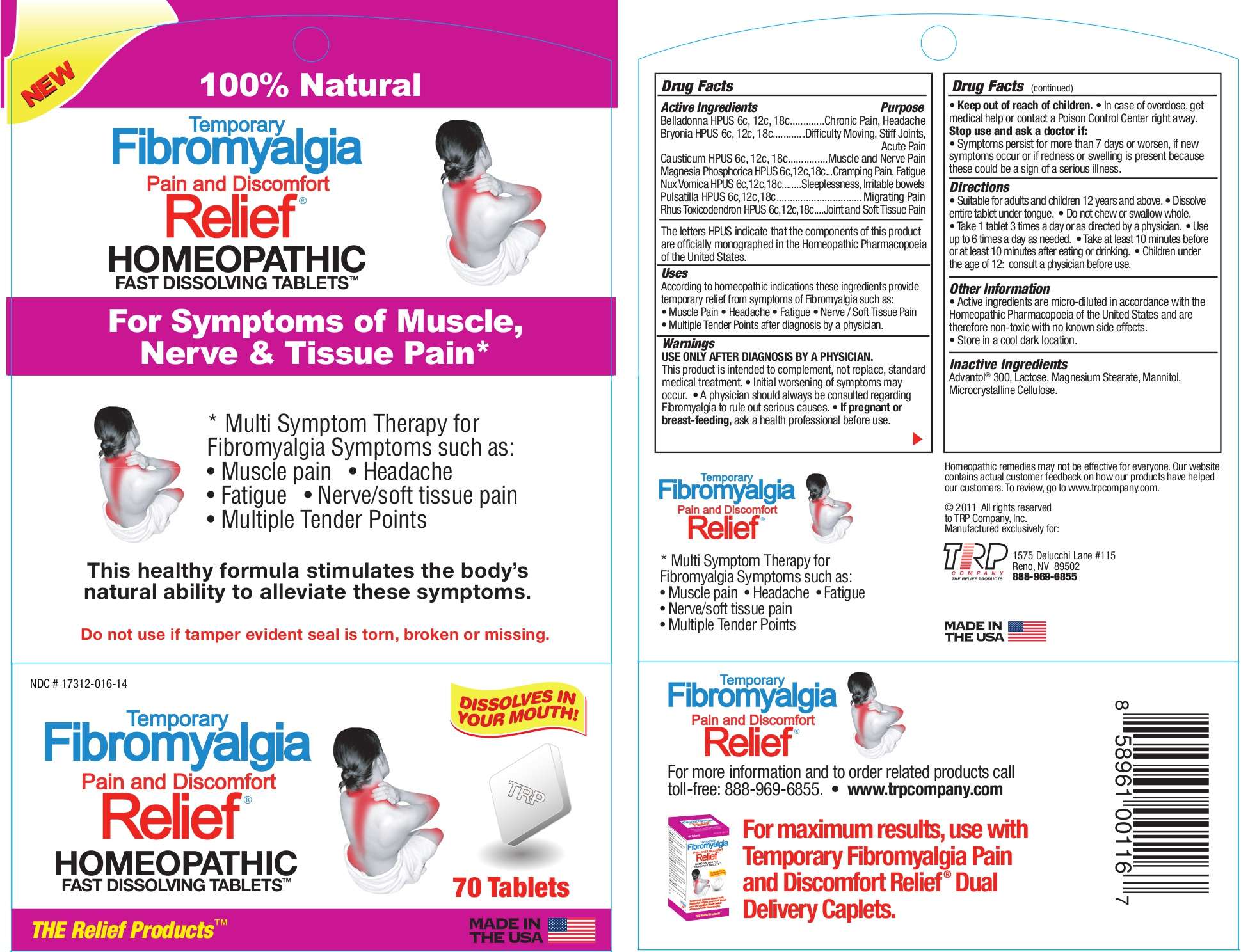 Temporary Fibromyalgia Pain and Discomfort Relief