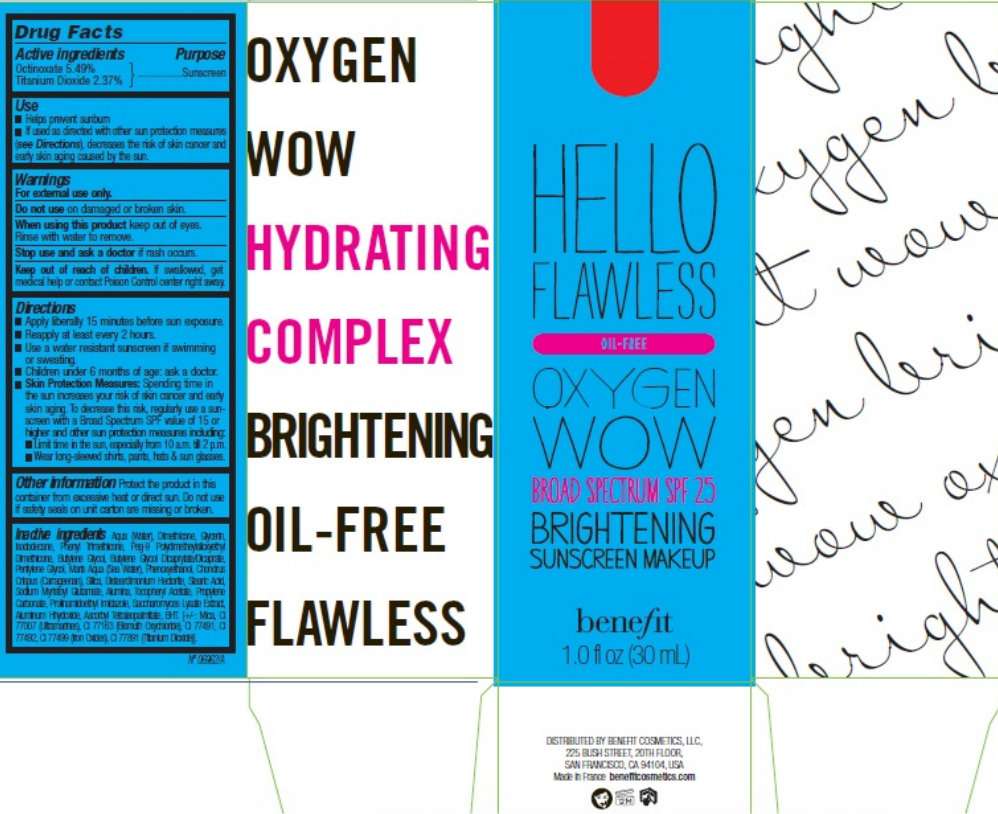 HELLO FLAWLESS OXYGEN WOW Broad Spectrum SPF 25 BRIGHTENING MAKEUP - IM PURE 4 SURE