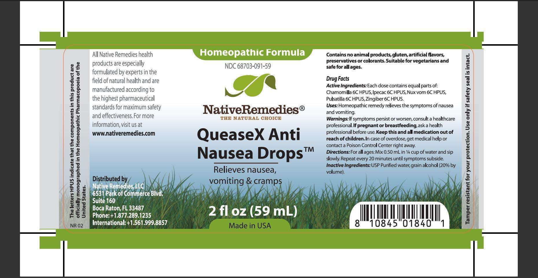 QueaseX Anti Nausea Drops