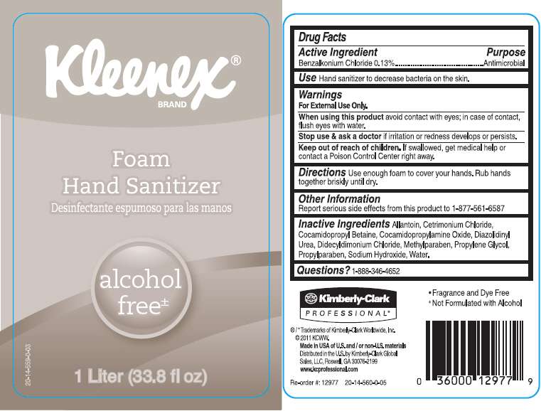 KLEENEX Alcohol Free Foam Hand Sanitizer