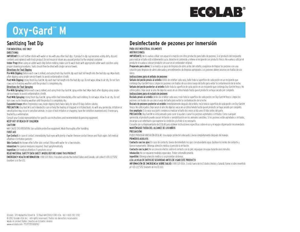 Oxy-Gard M Sanitizing Teat Dip