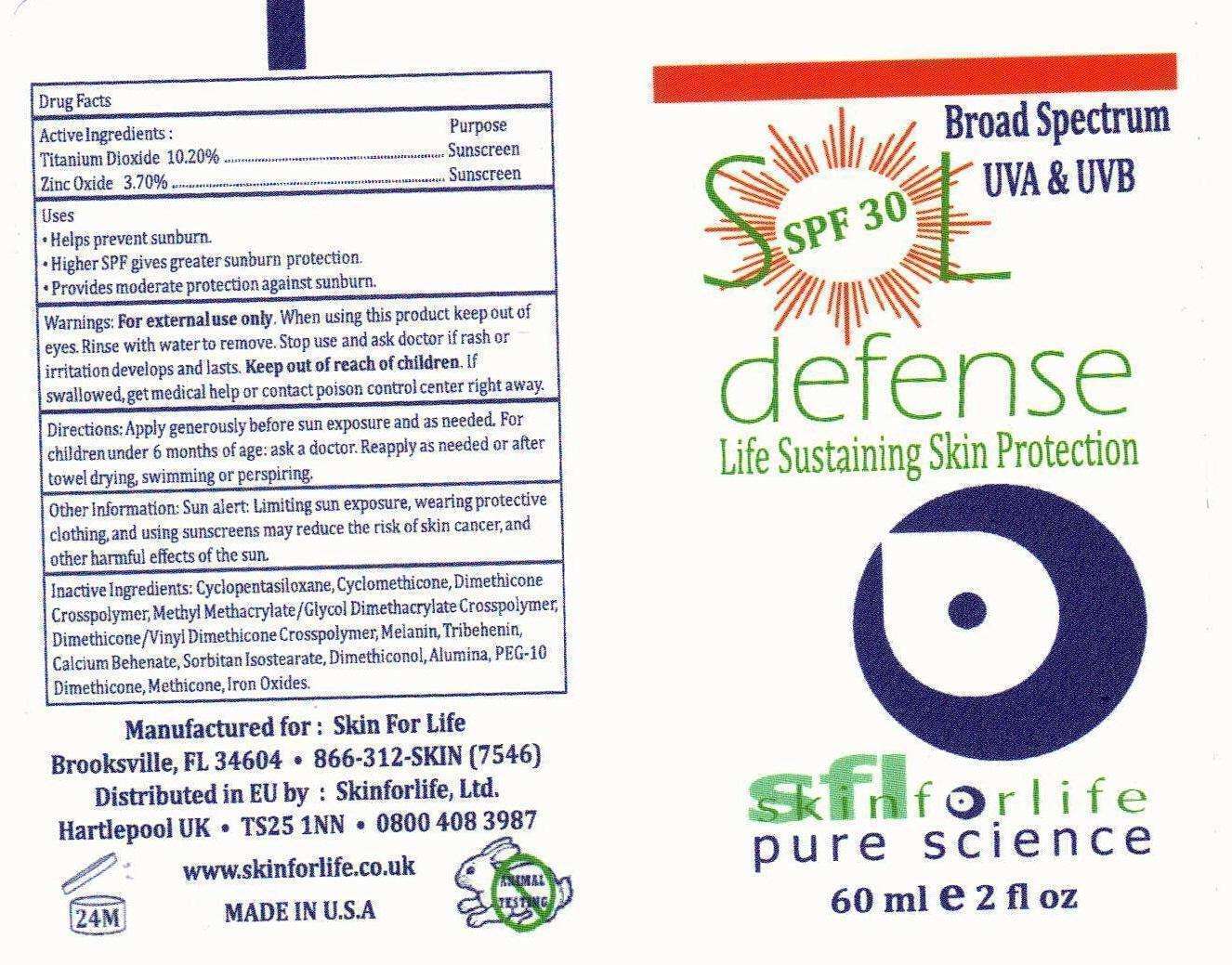 SFL Sunscreen - SOL Defense