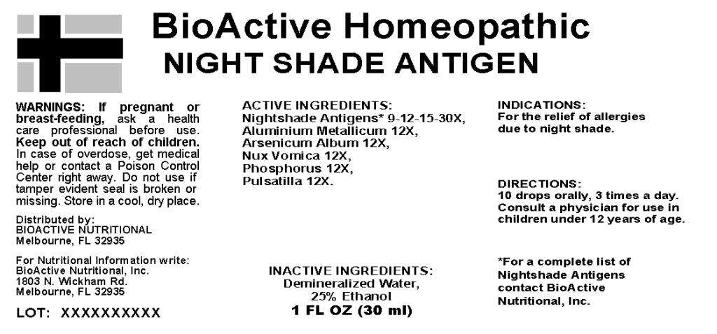 Night Shade Antigen