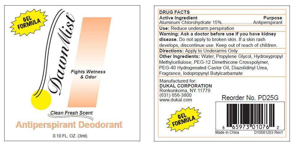 DawnMist Antiperspirant Deodorant