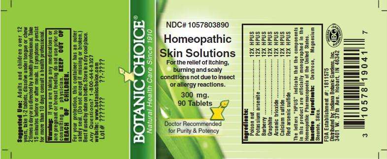 Homeopathic Skin Solutions Formula