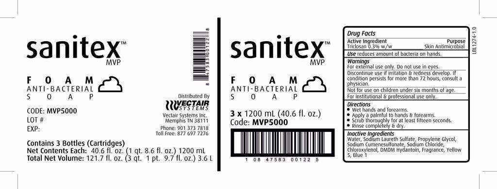 Sanitex MVP Foam Anti-Bacterial