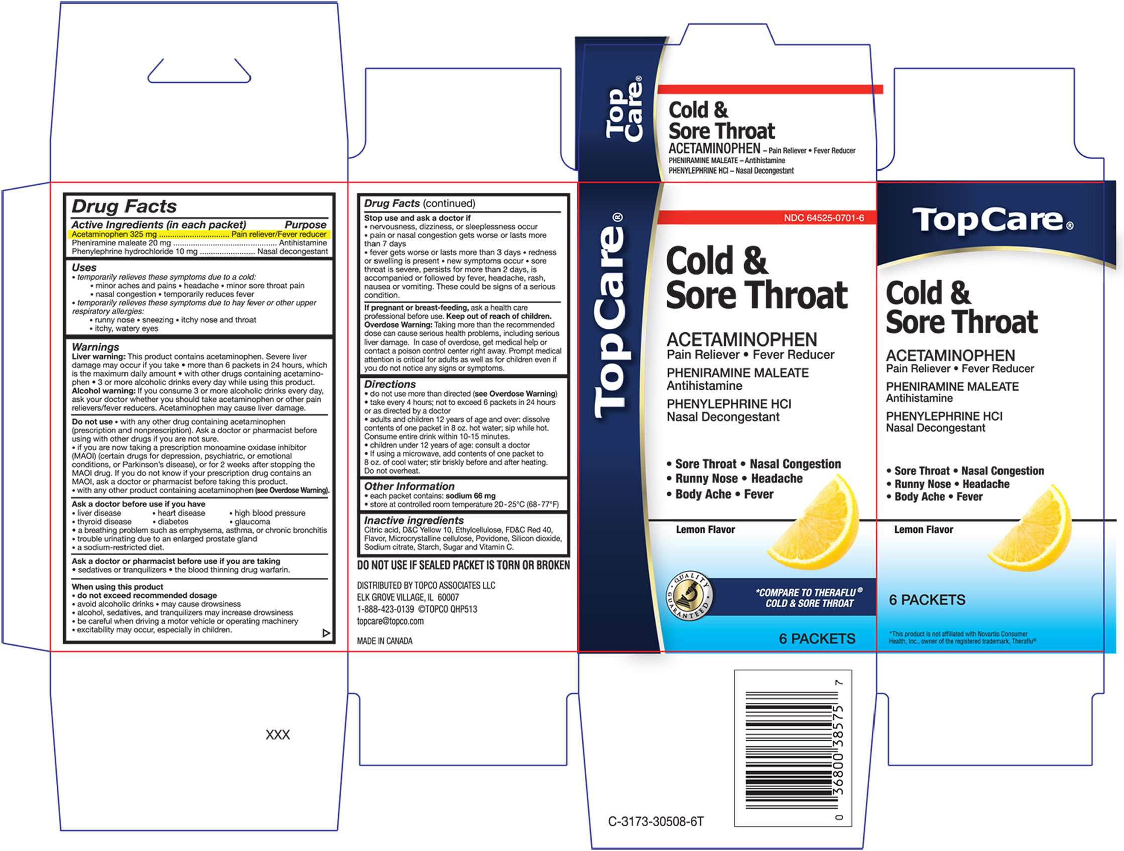 TopCare Cold and Sore Throat
