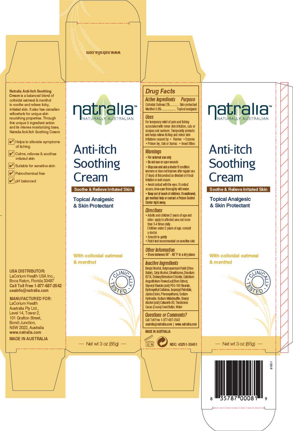 Natralia Anti-Itch Soothing