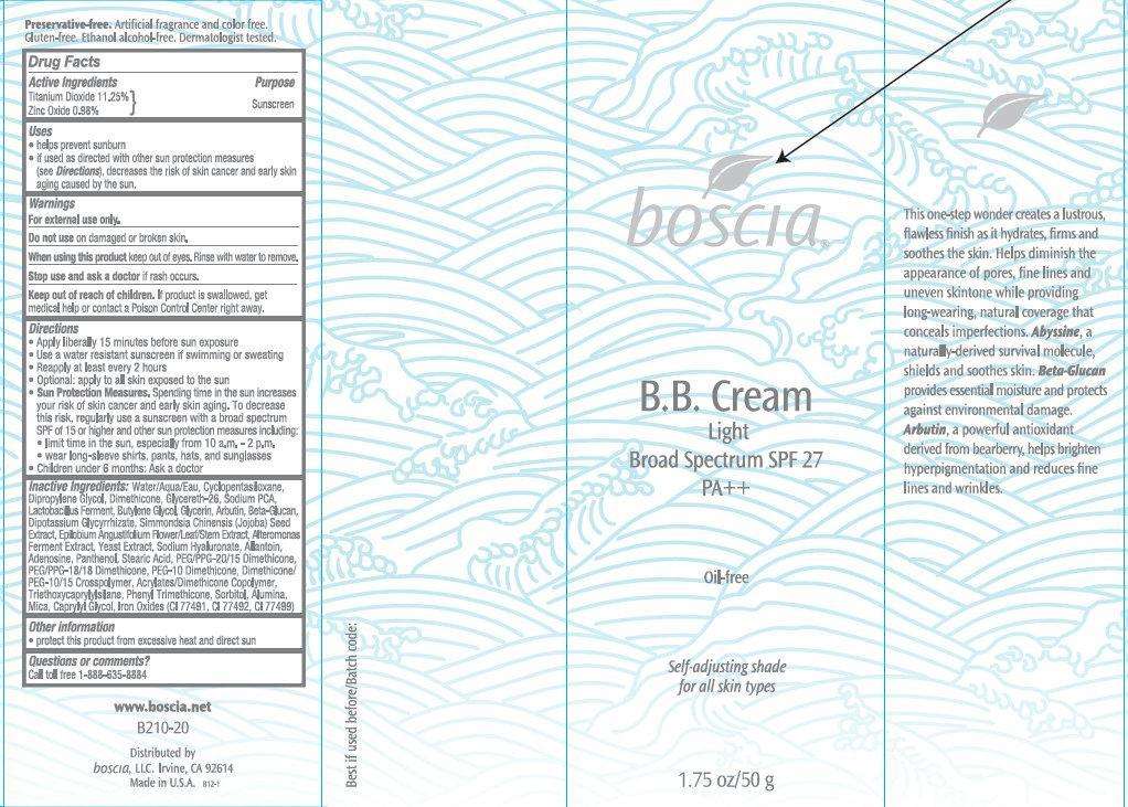 Boscia B.B. LIGHT Broad Spectrum SPF 27 PA Self-Adjusting Shade