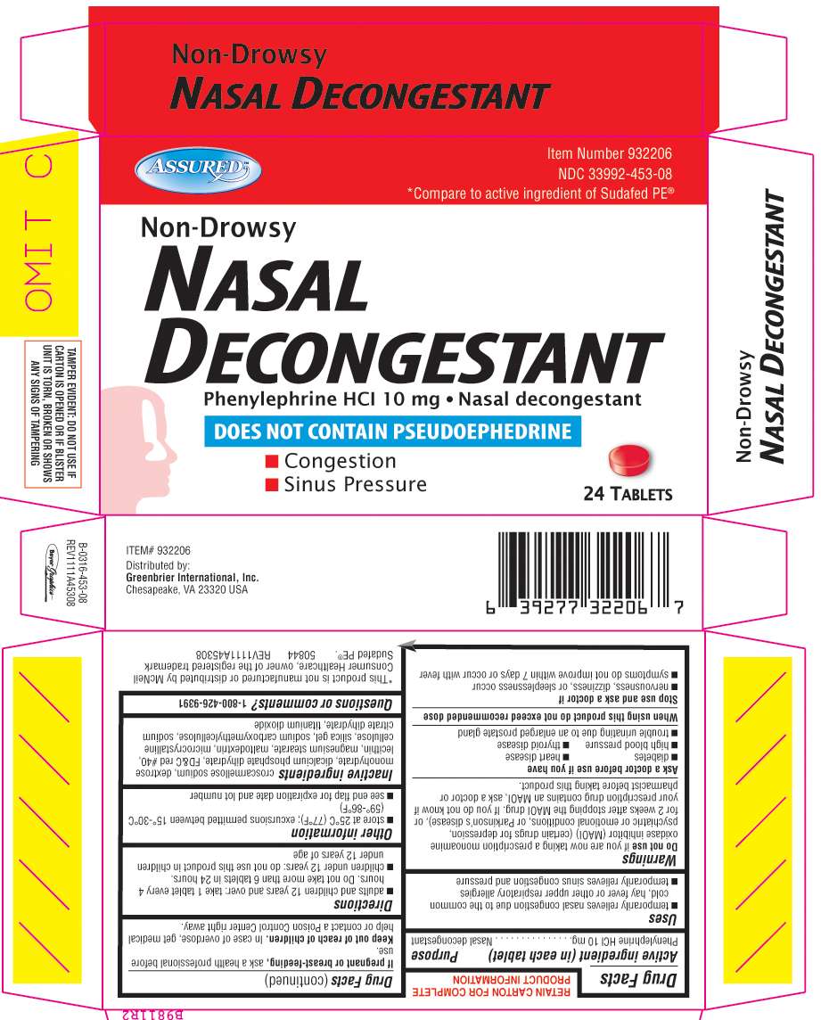 Non-Drowsy Nasal Decongestant