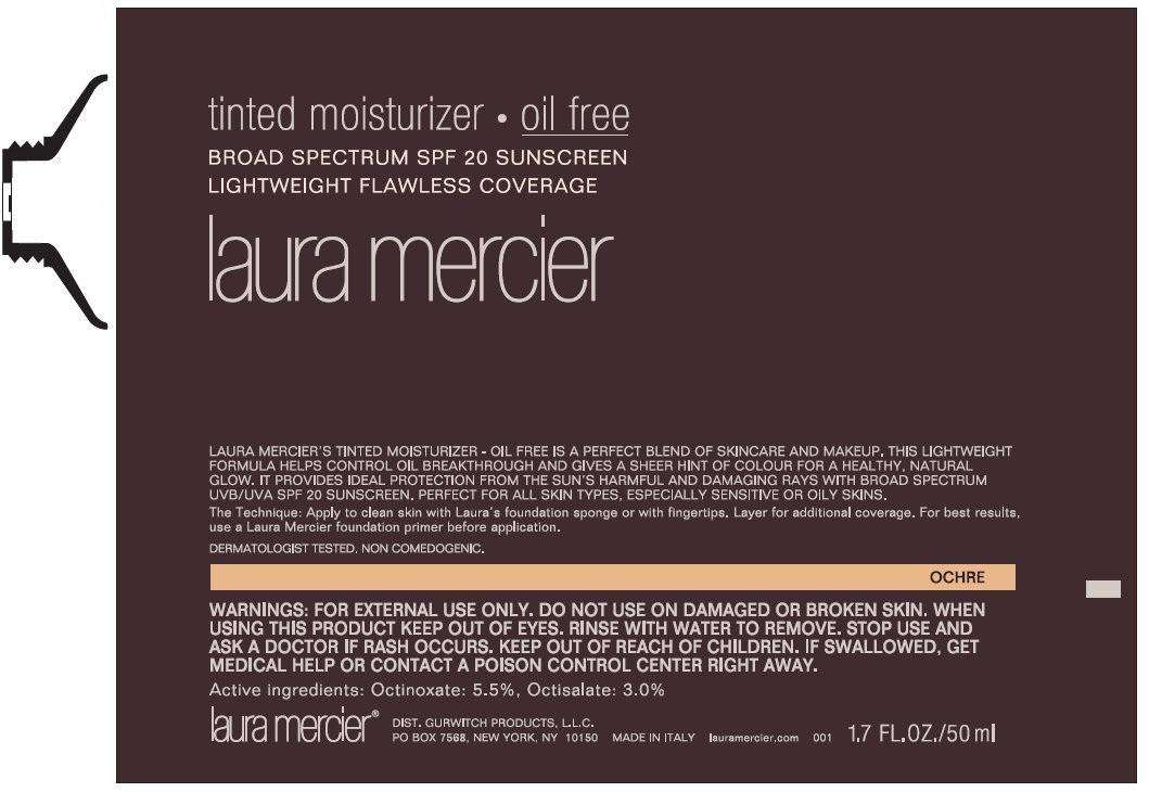 laura mercier tinted moisturizer Broad Spectrum SPF 20 Sunscreen Lightweight Flawless Coverage OCHRE