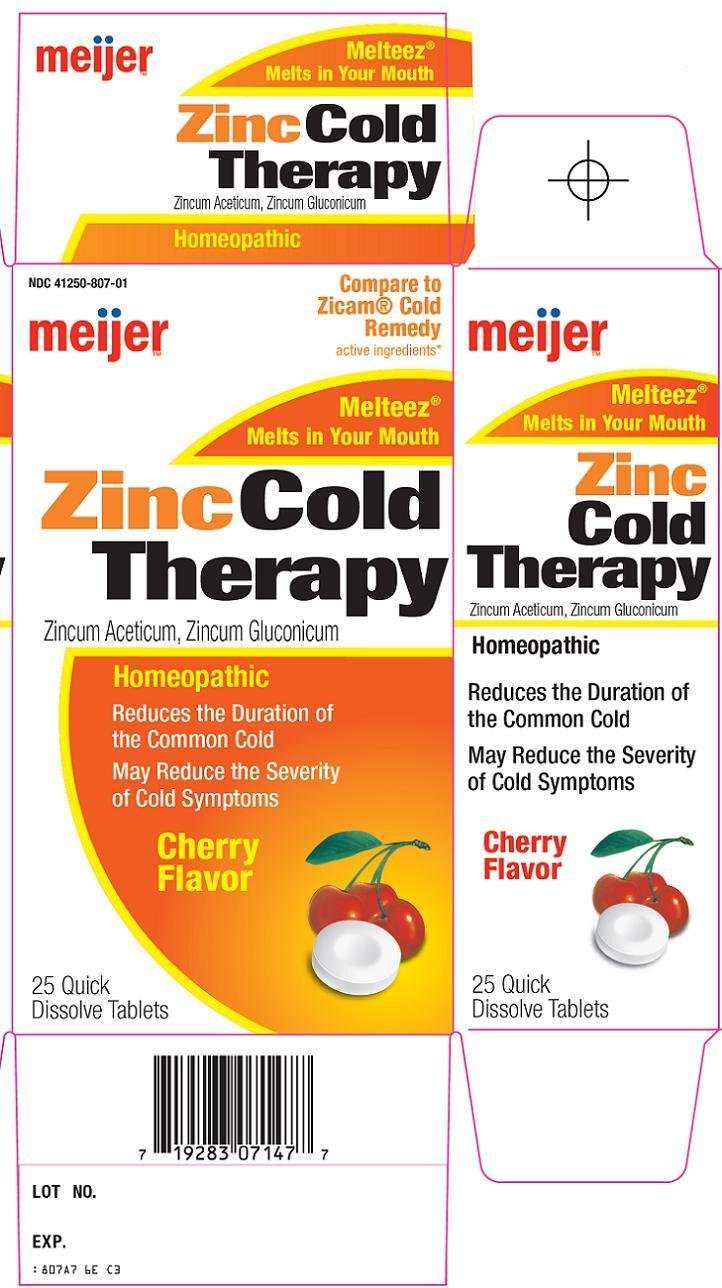 zinc cold therapy