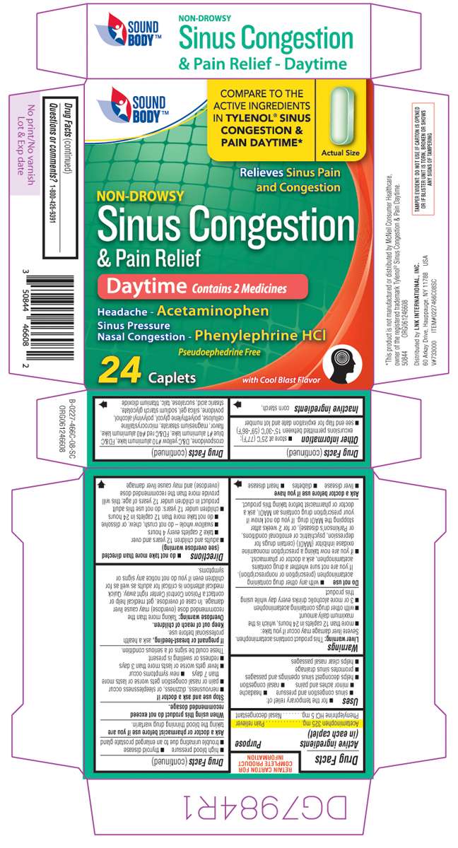 Non-Drowsy Sinus Congestion and Pain Relief