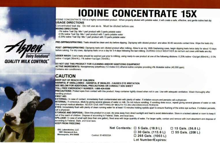 Aspen Iodine Concentrate 15X