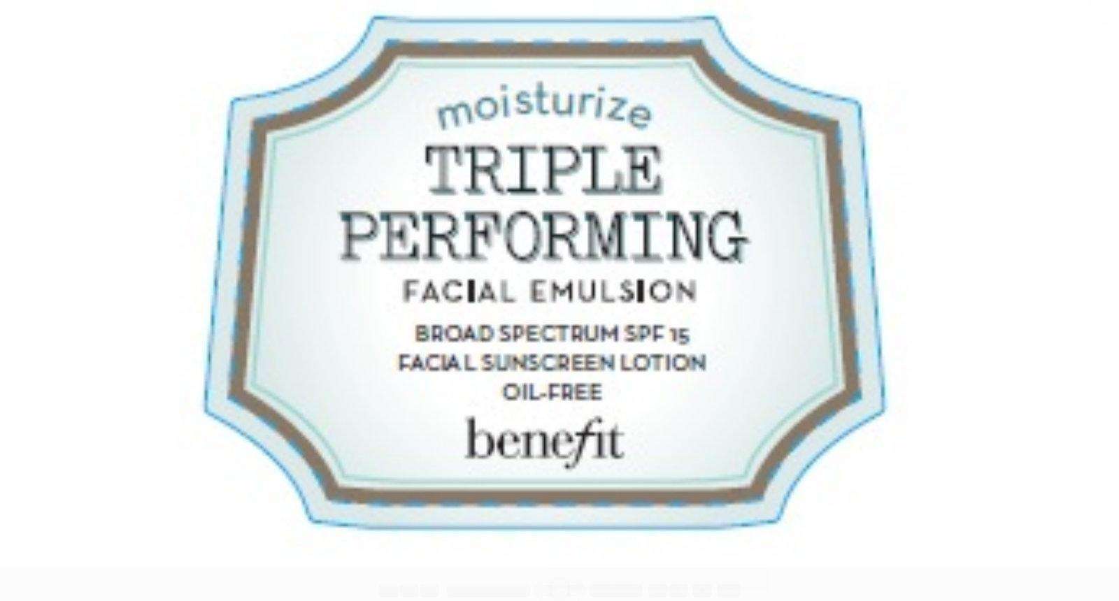 Benefit Triple Performing Facial Emulsion Broad Spectrum SPF 15