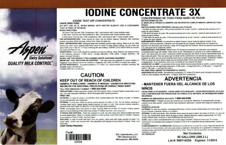 Aspen Iodine Concentrate 3X