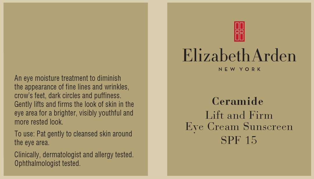 Ceramide Lift And Firm Eye Sunscreen SPF 15