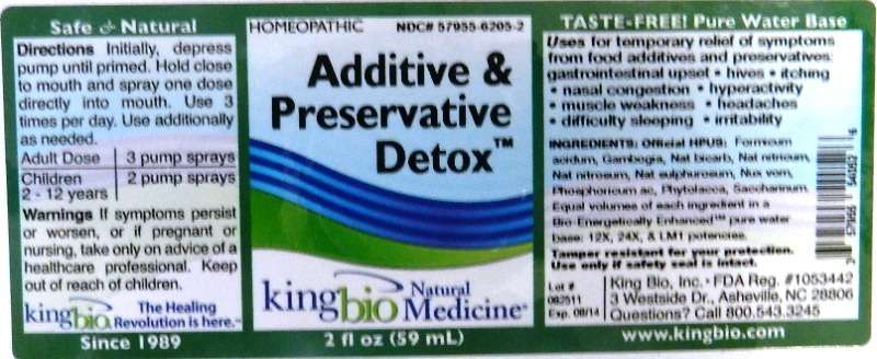 Additive and Preservative Detox