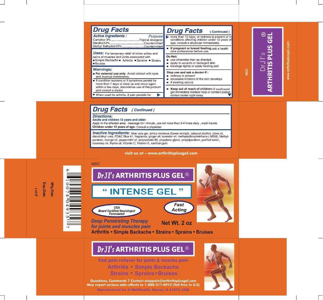 Dr. J.I.s Arthritis Plus Gel