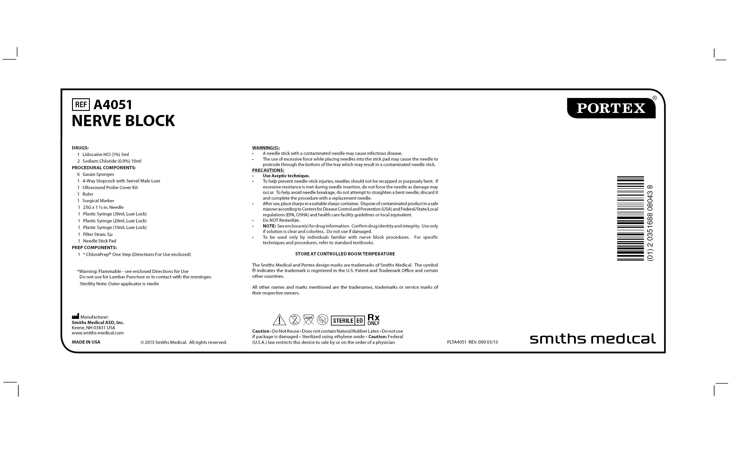 A4051 NERVE BLOCK