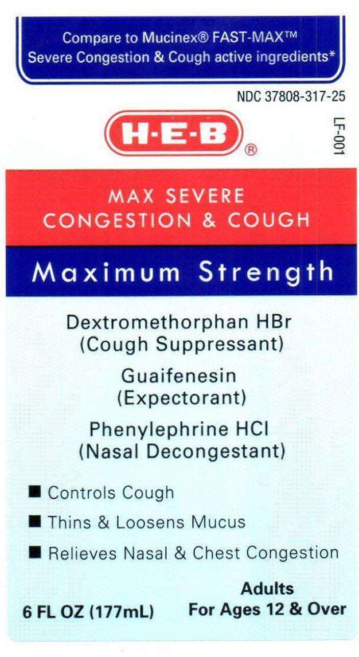 H E B MAX SEVERE CONGESTION and COUGH