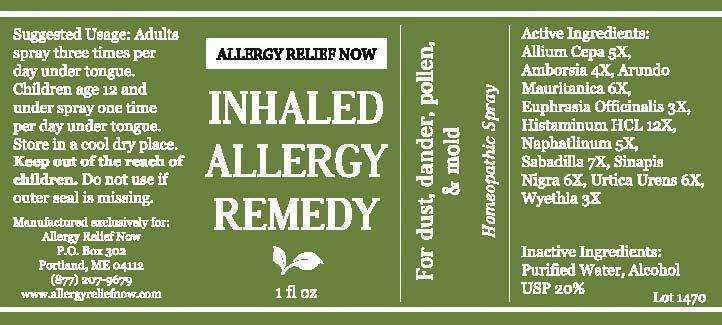 Allergy Relief Now Inhaled Allergy Remedy