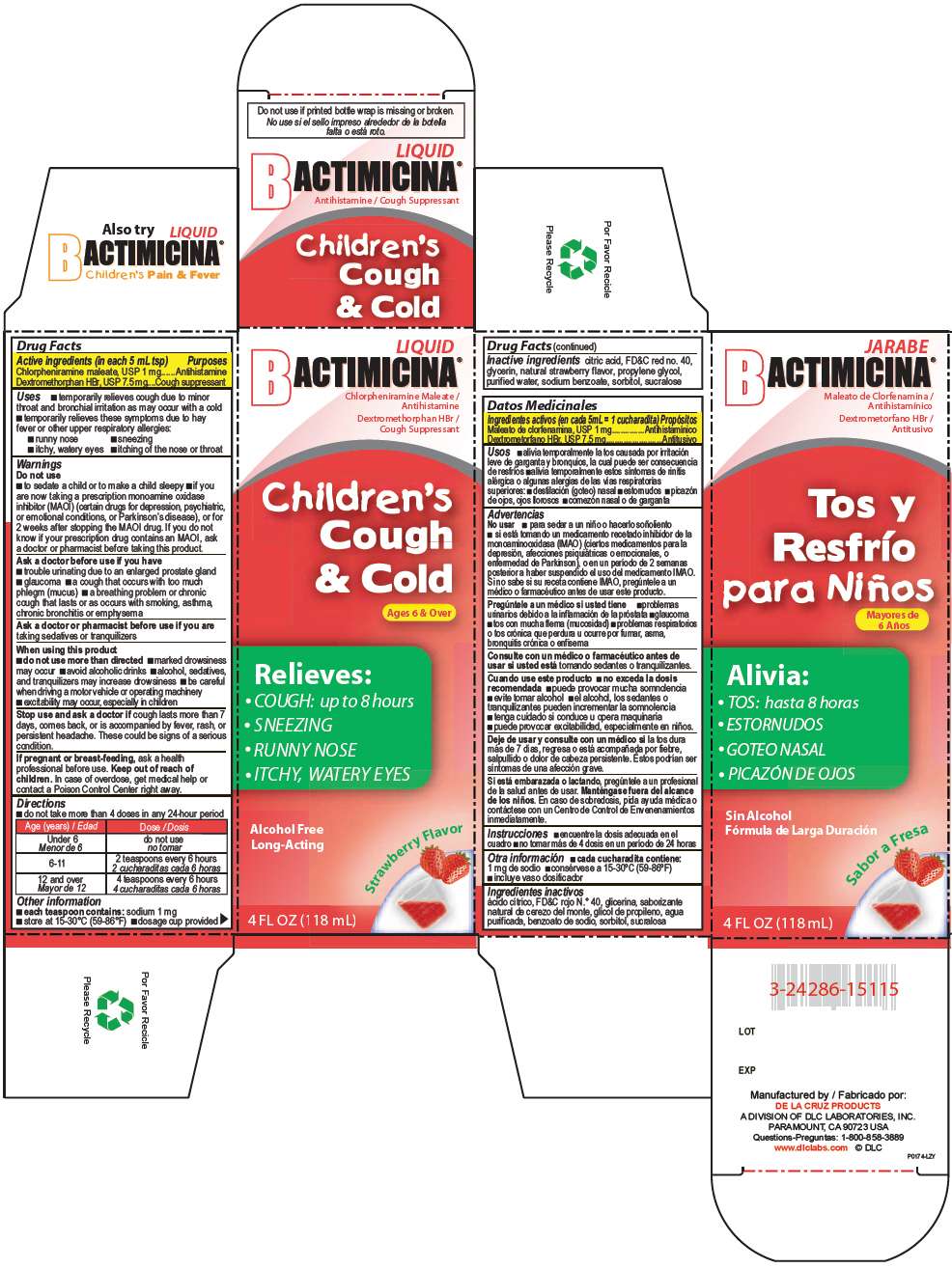 Bactimicina Childrens Cough and Cold