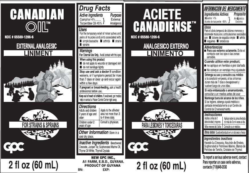 CANADIAN EXTERNAL ANALGESIC