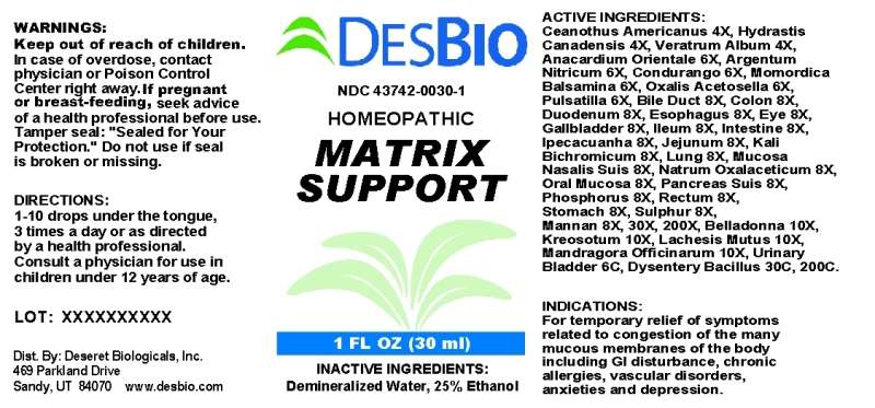 Matrix Support