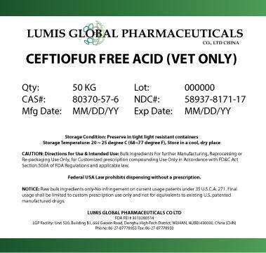 CEFTIOFUR FREE ACID