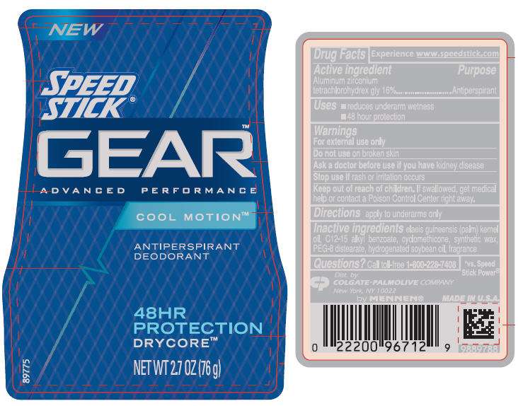 Speed Stick Gear Cool Motion Antiperspirant Deodorant