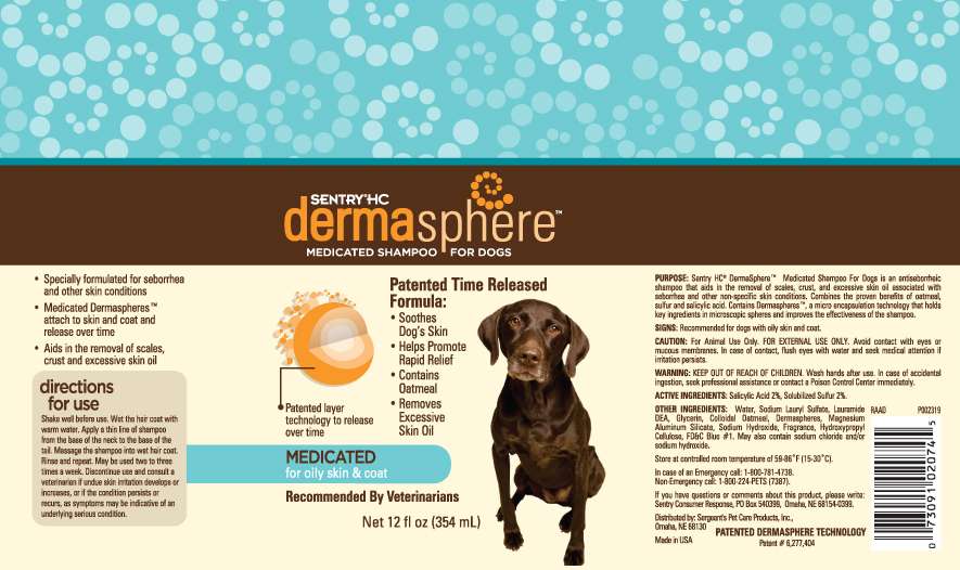 Sentry HC Dermasphere Medicated Shampoo For Dogs