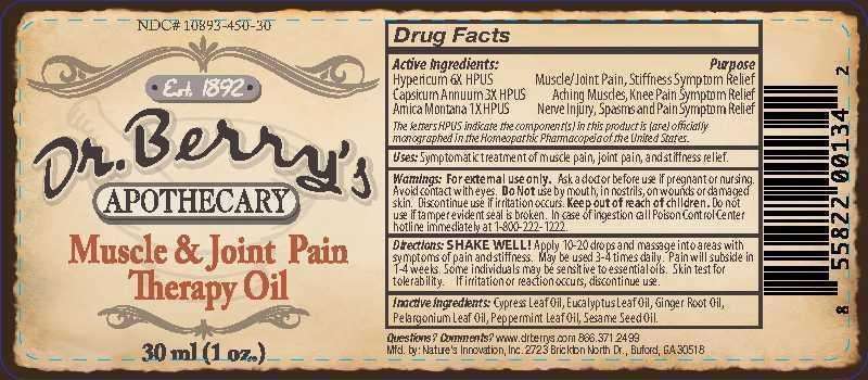 Dr. Berrys APOTHECARY Muscle and Joint Pain Therapy