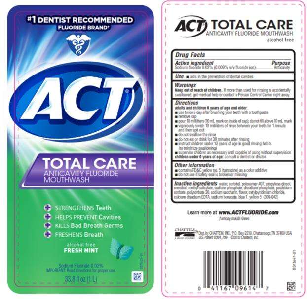 Act Total Care Anticavity Fluoride Fresh Mint
