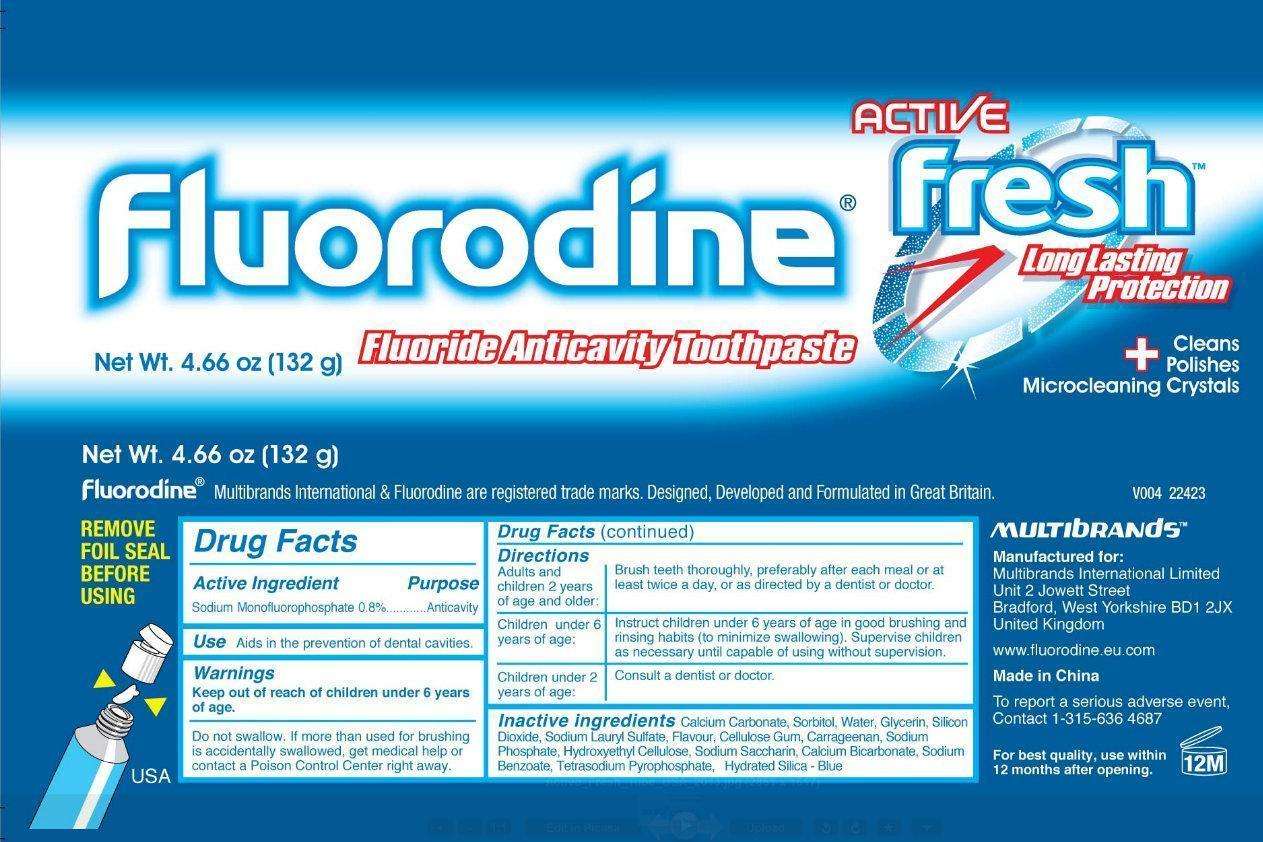 fluorodine ACTIVE fresh Fluoride Anticavity