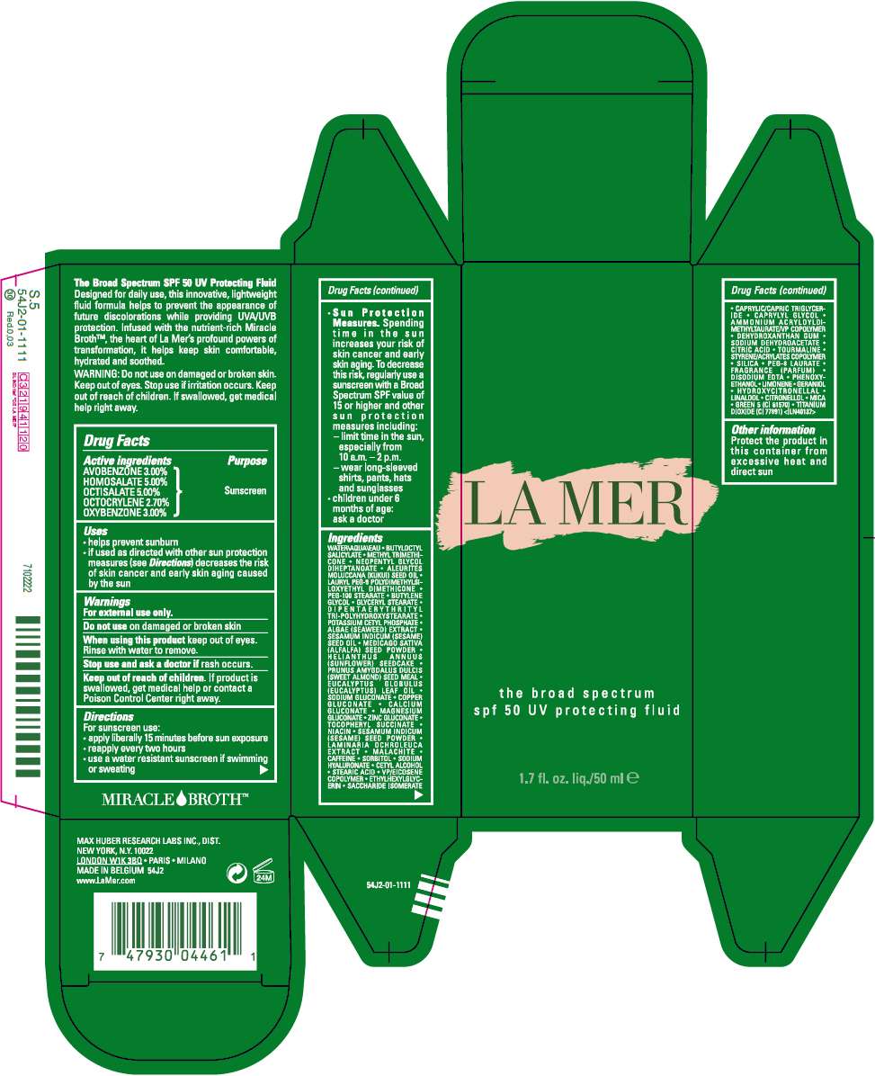 LA MER THE BROAD SPECTRUM SPF 50 UV PROTECTING FLUID