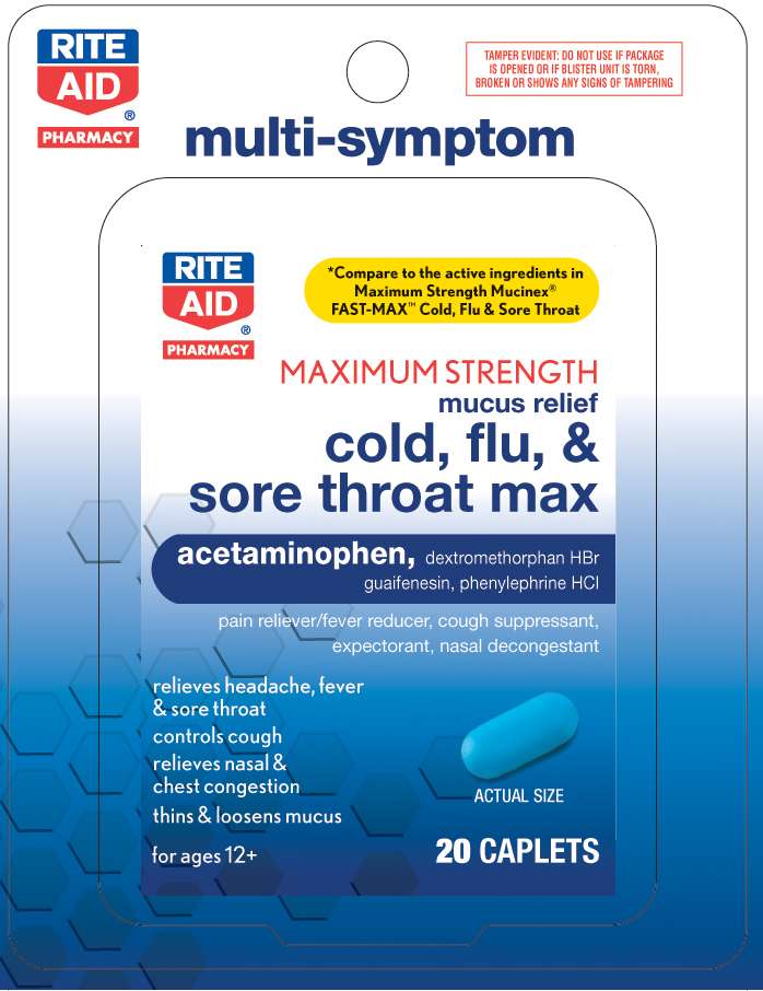 Maximum Strength Mucus Relief Cold Flu and Sore Throat Max