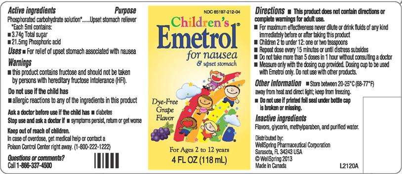 Childrens Emetrol Dye Free Grape