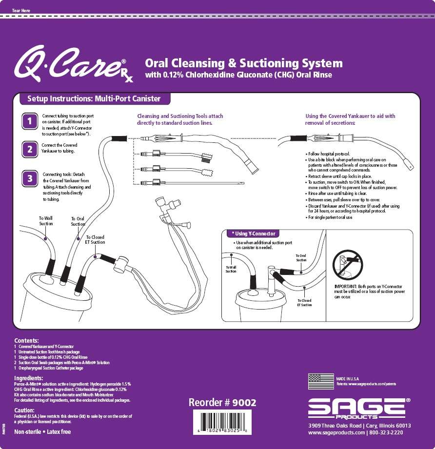 QCare Rx Oral Cleansing and Suctioning System