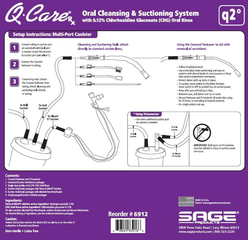 QCare Rx Oral Cleansing and Suctioning System, Q2