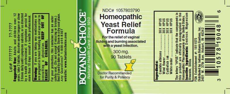 Homeopathic Yeast Relief Formula