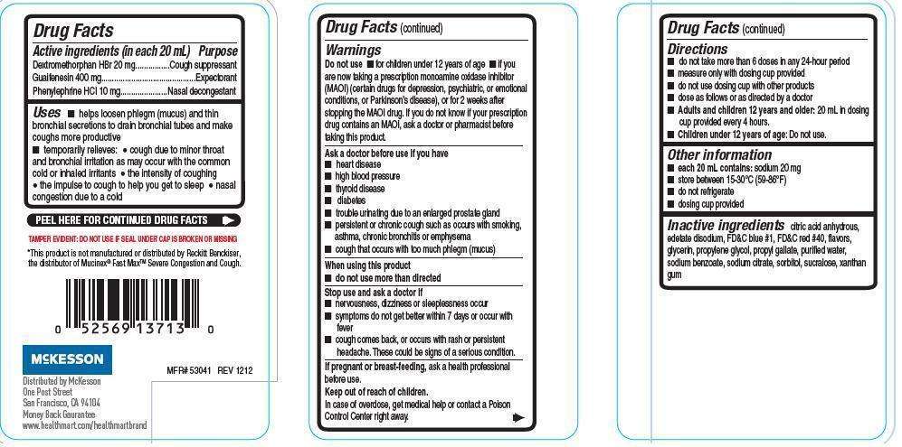 adult severe congestion and cough