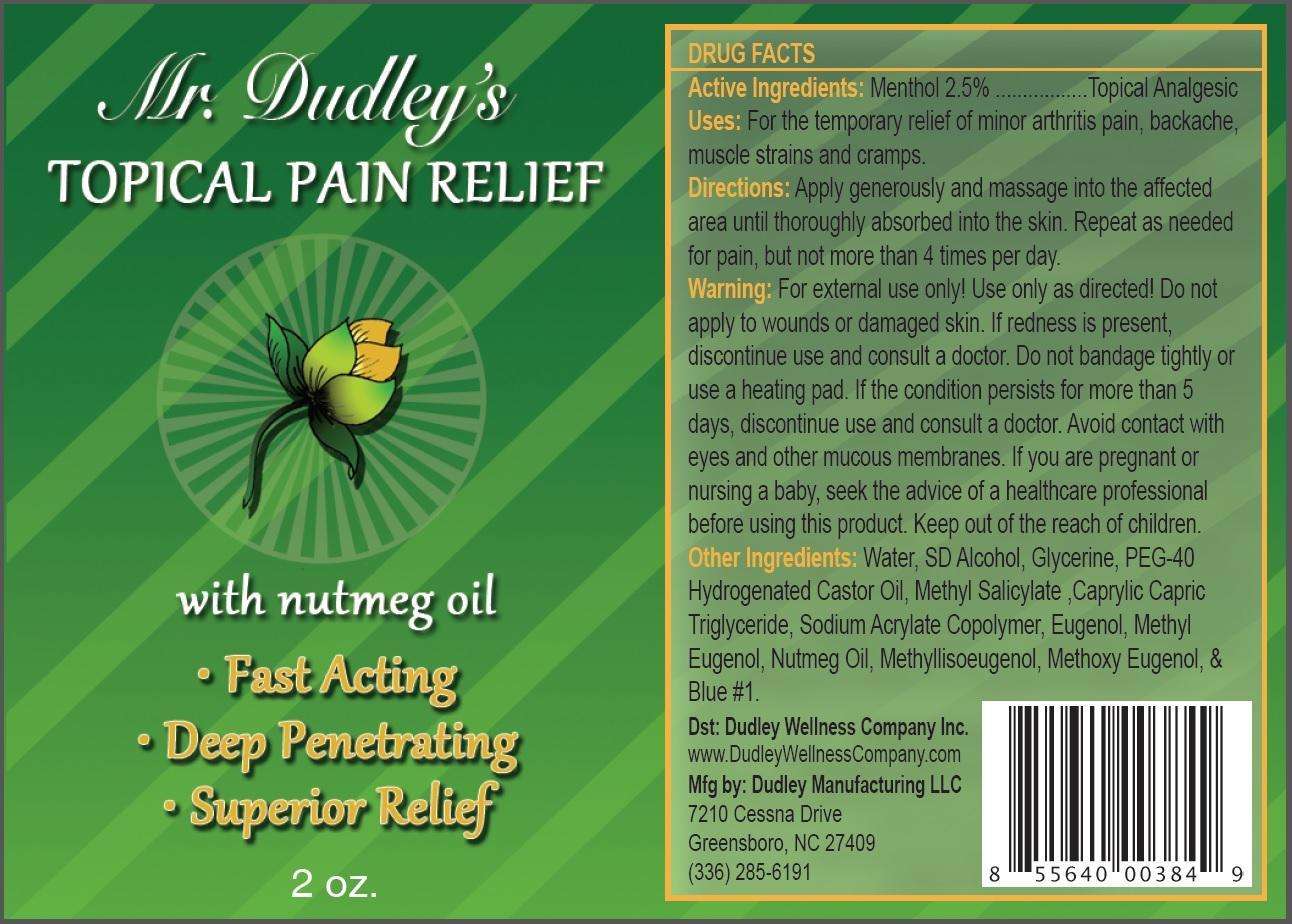 Mr Dudleys Topical Pain Relief