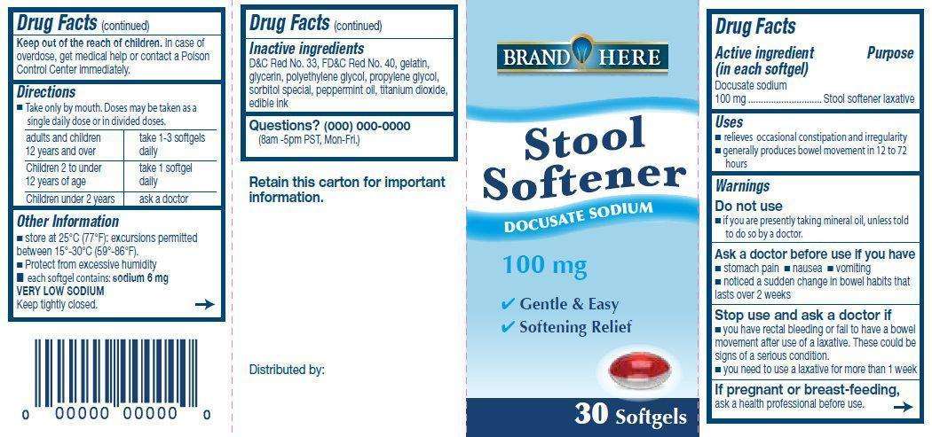 Docusate Sodium Stool Softener