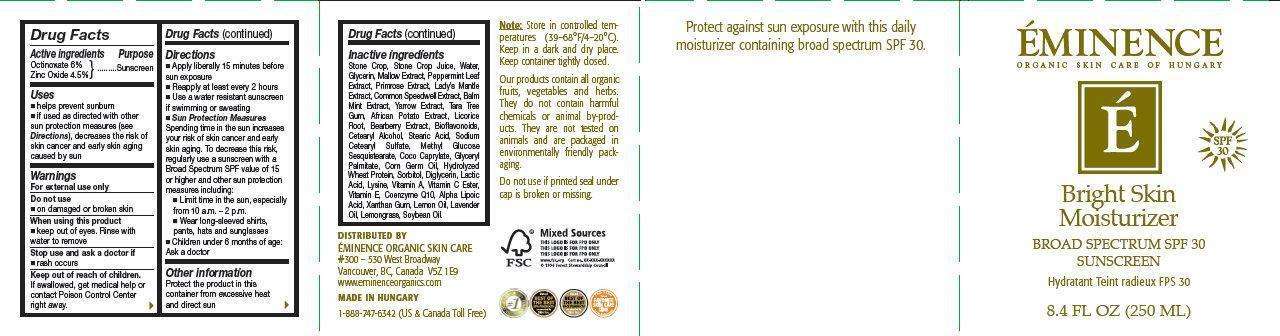 EMINENCE Bright Skin Moisturizer BROAD SPECTRUM SPF 30 SUNSCREEN