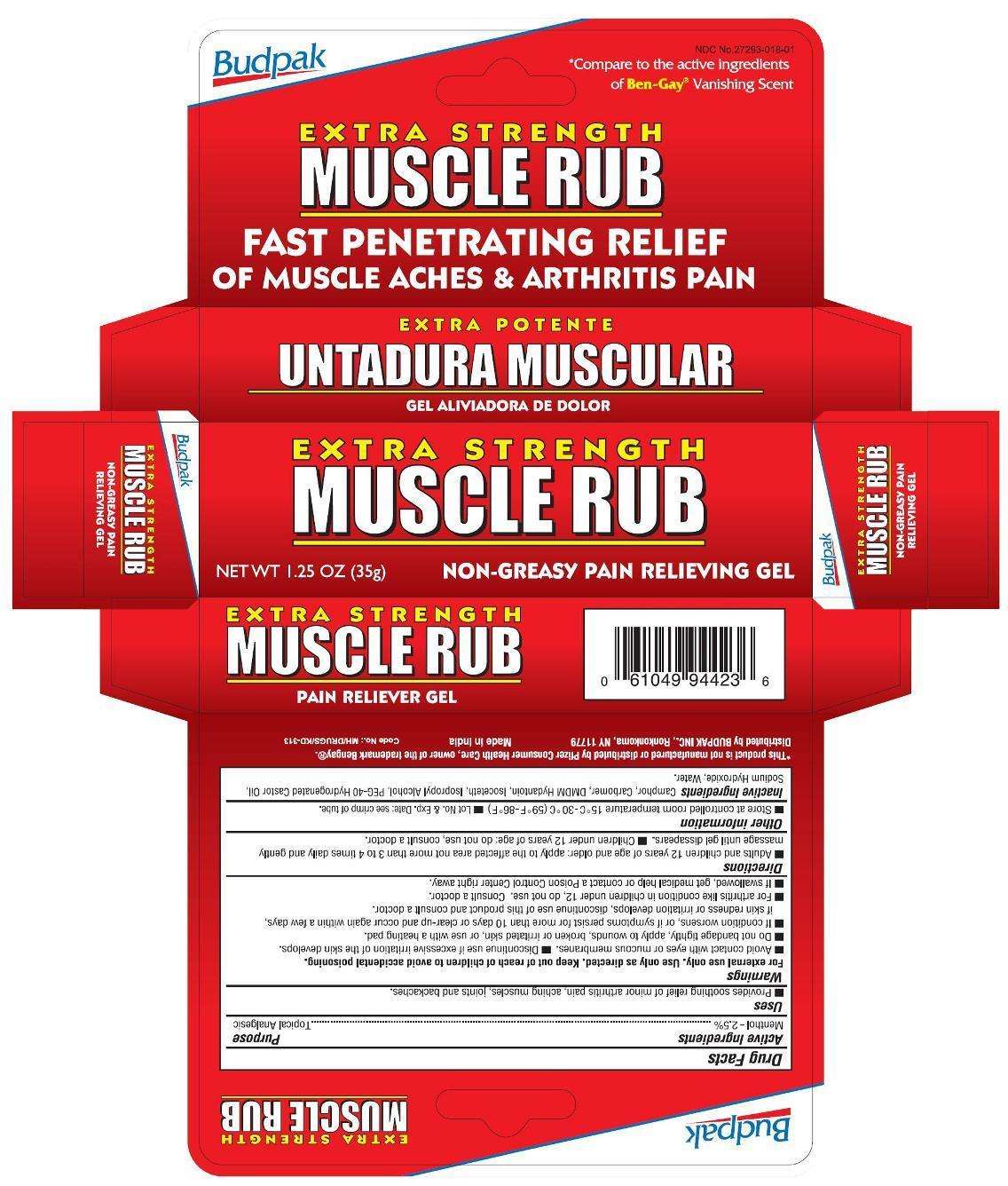 Budpak Muscle Rub